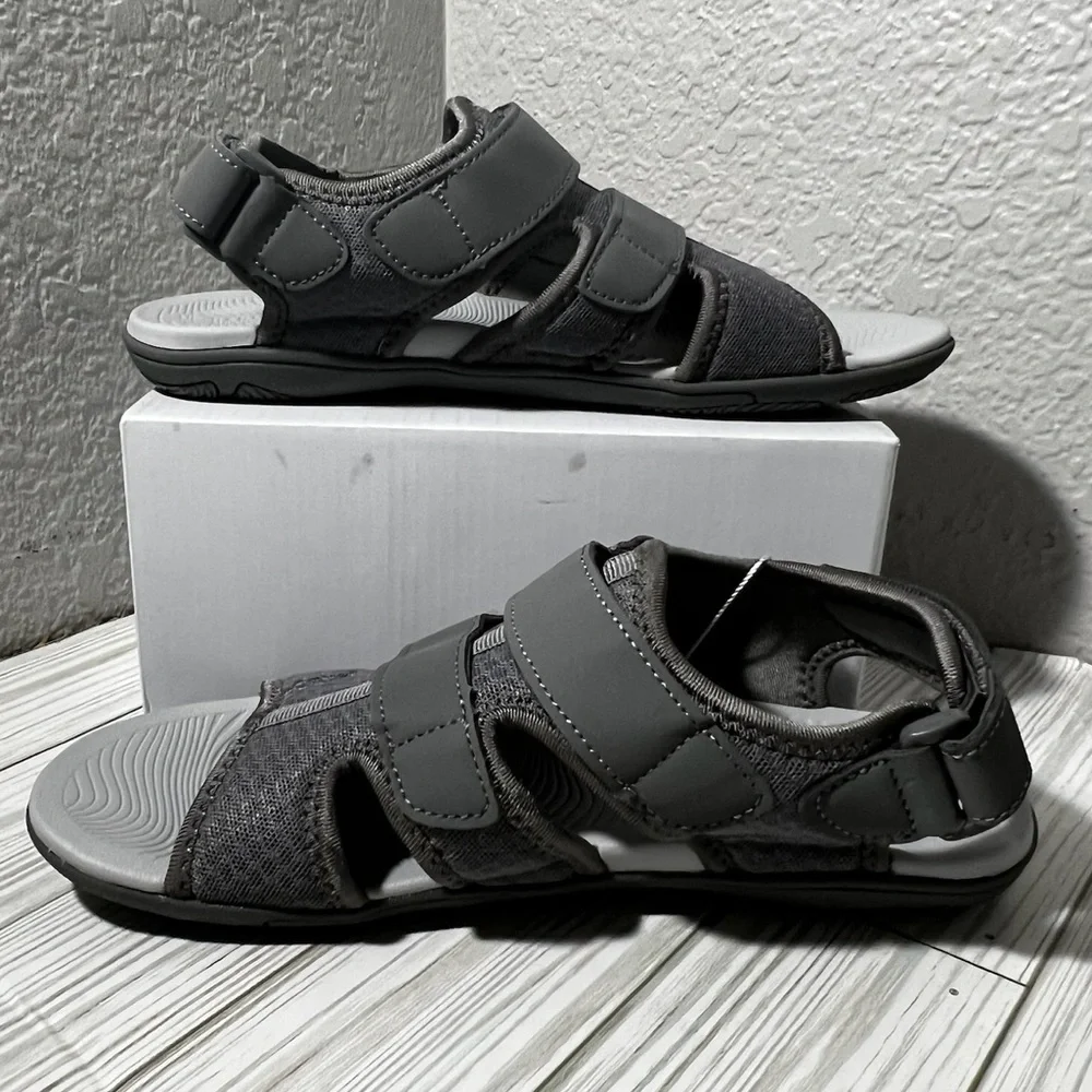 HF Baresandals IV Ergonomic Ultra-Lightweight Barefoot Sandals grey men size 5.5